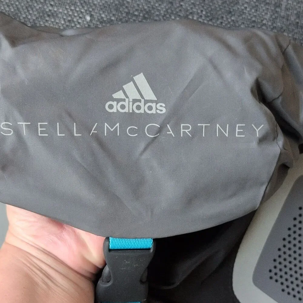 adidas by Stella McCartney Stella McCartney Gray/Black Nylon Backpack, 5L